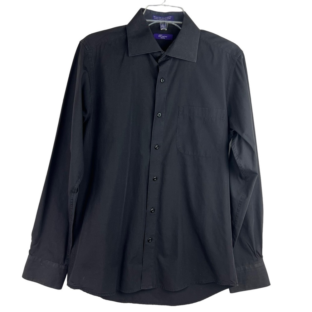 Euc-retro Paris Premium, Long Sleeve, Collar, Regular Fit, ButtonUp Dress Shirt